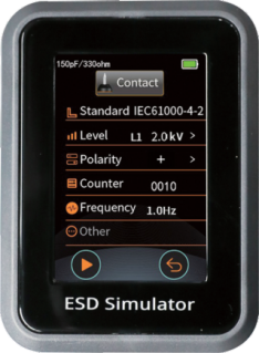 ESD抗擾度測試模塊示意圖